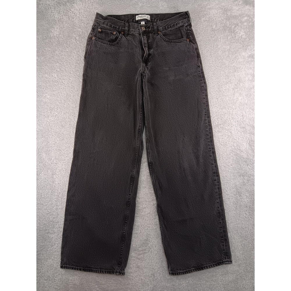 Abercrombie & Fitch Jeans Women 31x31.5 (Tag 27) Ultra Loose Wide Leg *Flaw